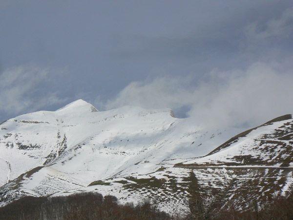 Pico de Orihi, desde abodi ski.