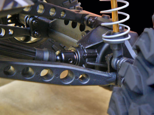 Axial, read diff + shock absorvers