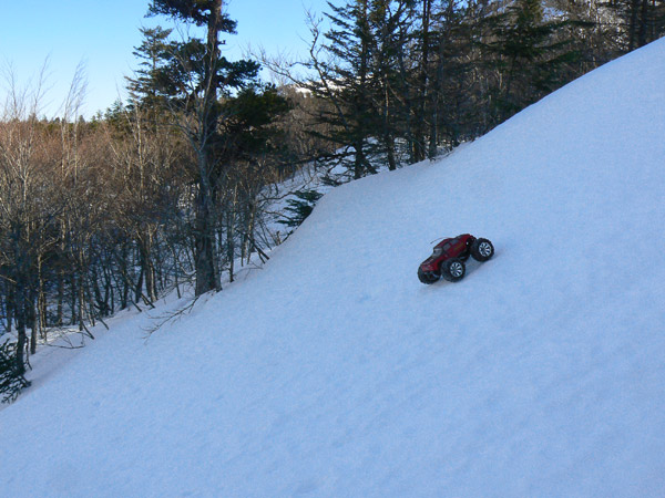 bajando por el bosque hacia ligioleta